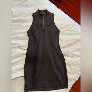 lululemon athletica Black Mini Dress with Zipper